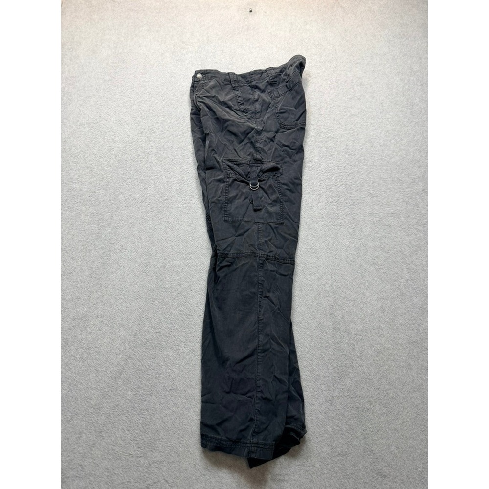 American Eagle Outfitters Super High-Rise Baggy Wide Leg Black Cargo Size 4